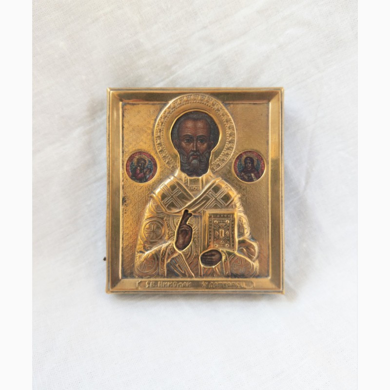 Продается Икона Св. Николай Чудотворец. Конец XIX века