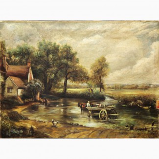 Продается Копия картины Телега для сена.Европа начало XX века