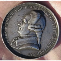 Памятная серебряная медаль Питер Бланкенхаген, Германия, 19 век