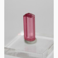 Турмалин розовый (рубеллит), двухголовый кристалл ограночного качества
