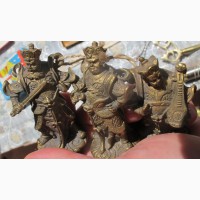 Бронзовые статуэтки Чингизиды, 3 шт