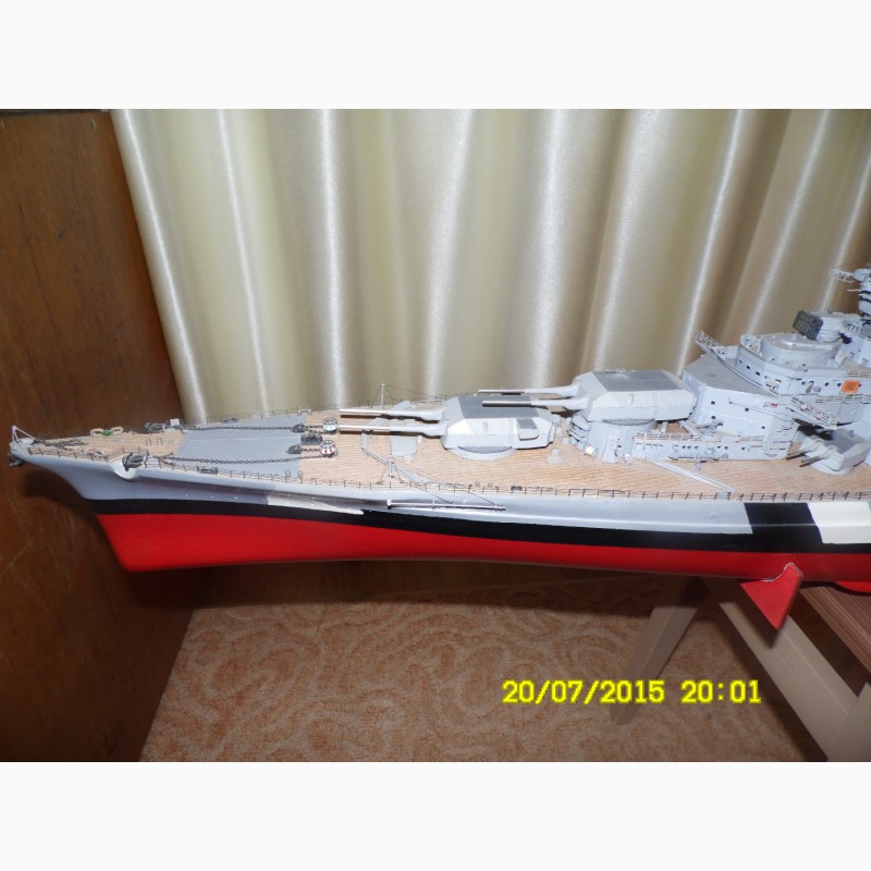 Фото 2. Продам модель корабля Линкор Бисмарк