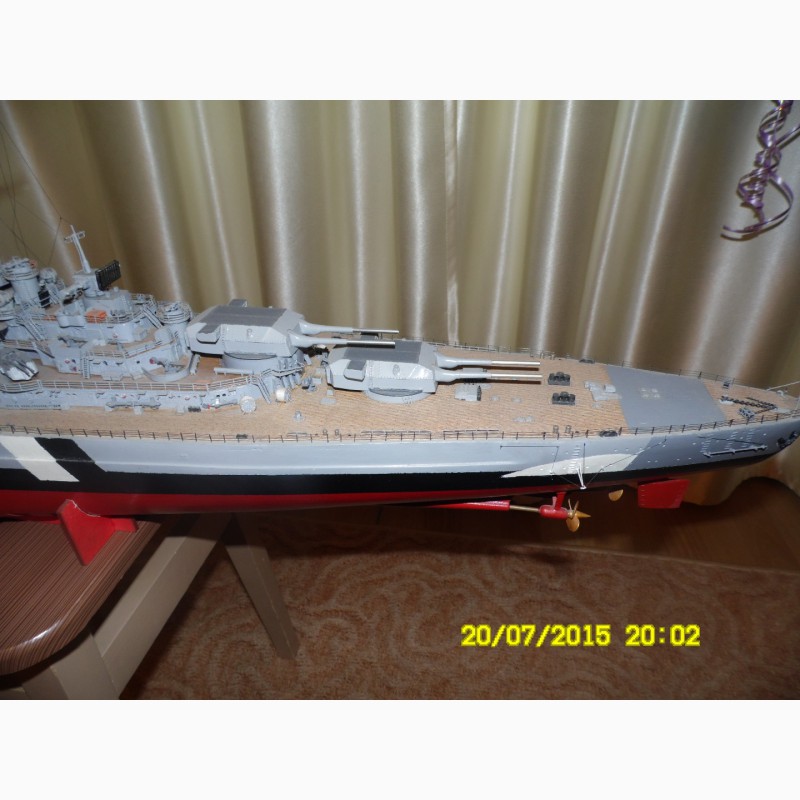 Фото 3. Продам модель корабля Линкор Бисмарк
