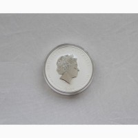 Продается Серебряная монета Австралии 1 доллар Год Быка 2009 года. 31, 5 гр 999 проба