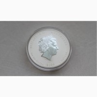 Продается Серебряная монета Австралии 1 доллар Год Быка 2009 года. 31, 5 гр 999 проба