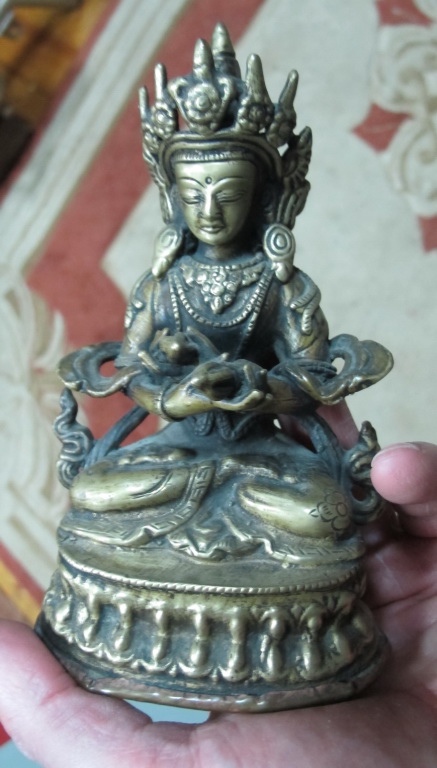 Бронзовая статуэтка Будда