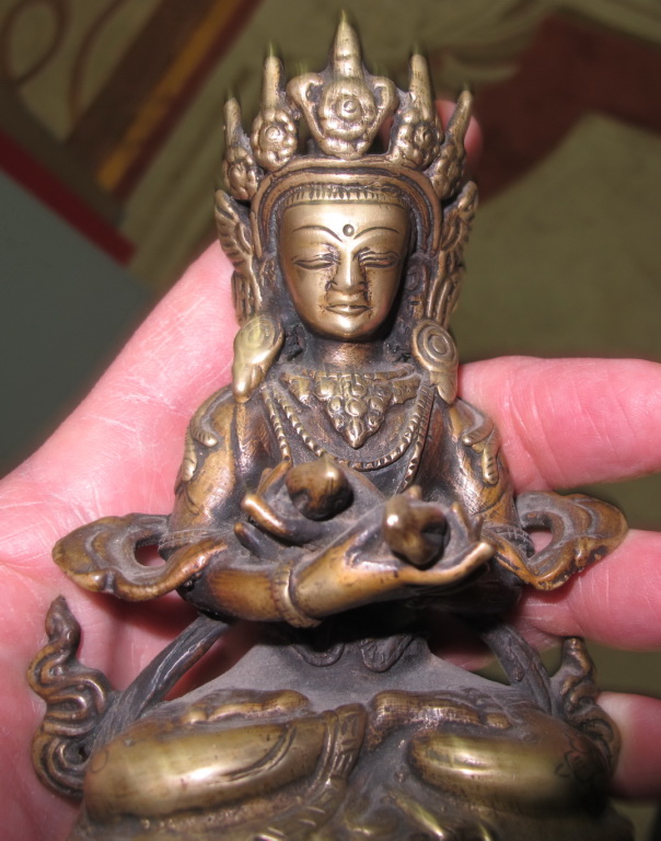 Фото 4. Бронзовая статуэтка Будда