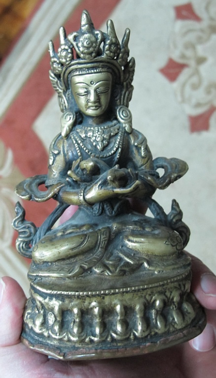 Фото 6. Бронзовая статуэтка Будда