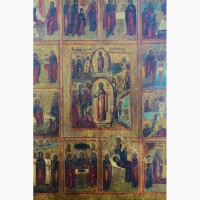 Продается Икона Воскресение Христово с Двунадесятыми Праздниками XIX век