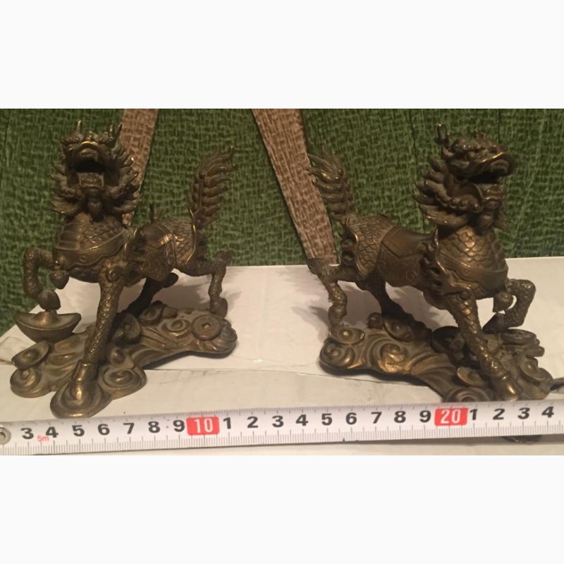 Бронзовые статуэтки Китайские собаки, Китай