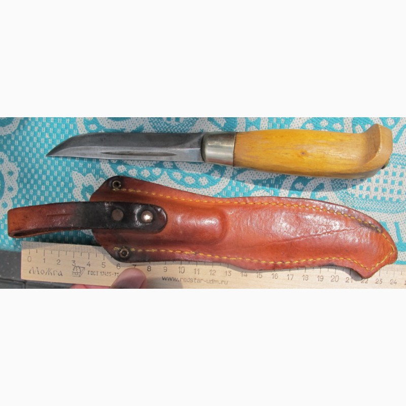 Фото 3. Финский нож охотника Мартини, старинный коллекционный