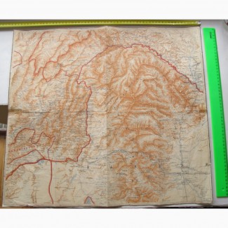 Карта Маньчжурии, Северо-Восточный Китай, 1920е годы