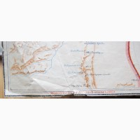 Карта Маньчжурии, Северо-Восточный Китай, 1920е годы