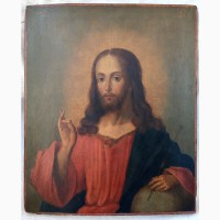Продается Икона Господь Вседержитель со сферой. Конец XIX века