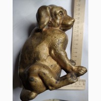 Бронзовая статуэтка Собачка, царская Россия