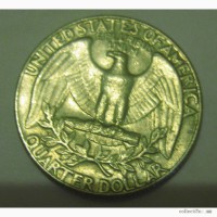 Продам монету перевертыш: united states of america quarter dollar liberty 1974