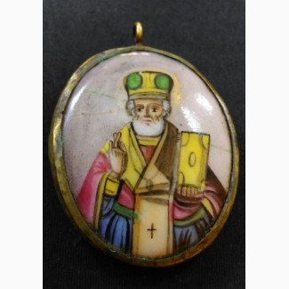 Продается Нательная икона Образ святого Николая Чудотворца