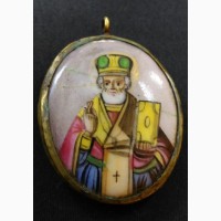 Продается Нательная икона Образ святого Николая Чудотворца