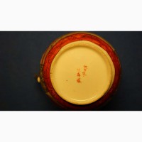 Чаи ный сервиз из восьми предметов. Фарфор Сацума. Япония, кон. XIX века